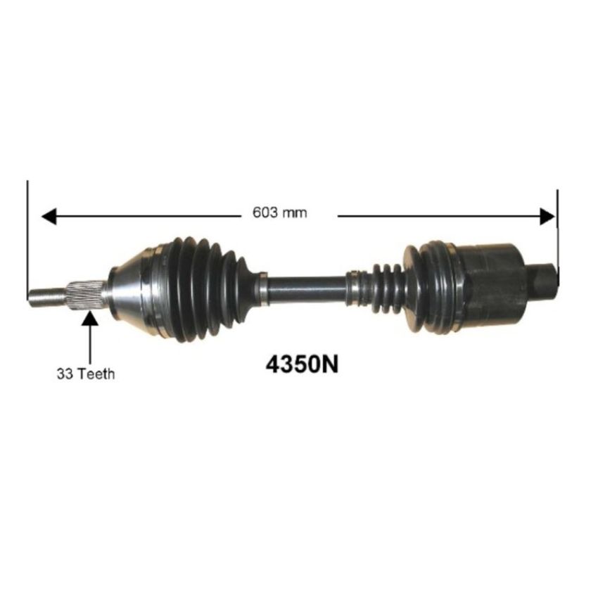 Autopart International Axle Assembly 100% NEW 1700203846