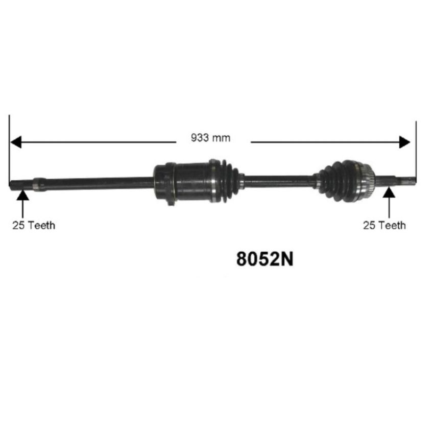 Autopart International Axle Assembly 100% NEW 1700203854