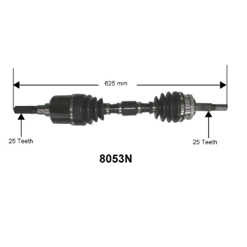 Autopart International Axle Assembly 100% NEW 1700203855