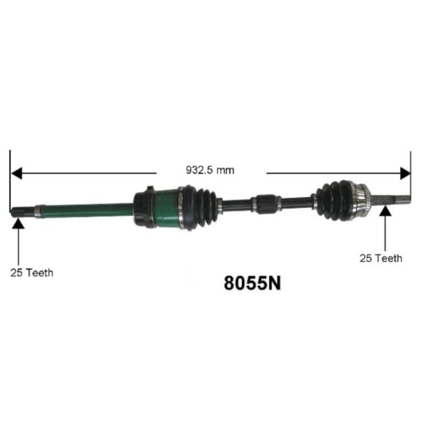 Autopart International Axle Assembly 100% NEW 1700203857
