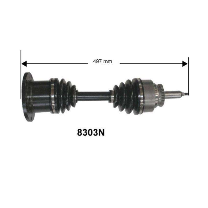 Autopart International Axle Assembly 100% NEW 1700203858