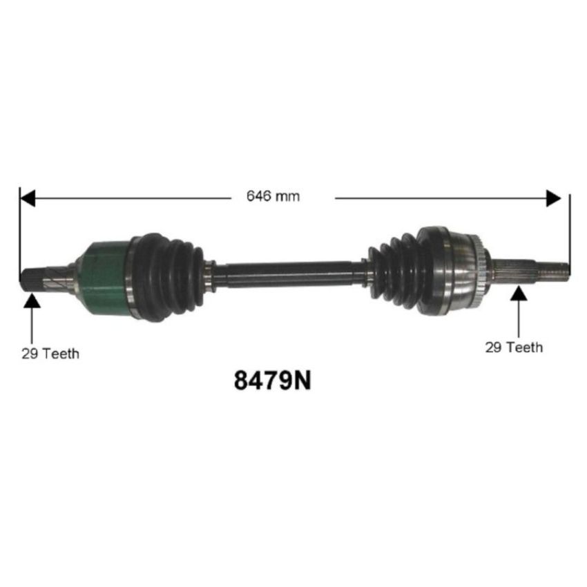 Autopart International Axle Assembly 100% NEW 1700203859