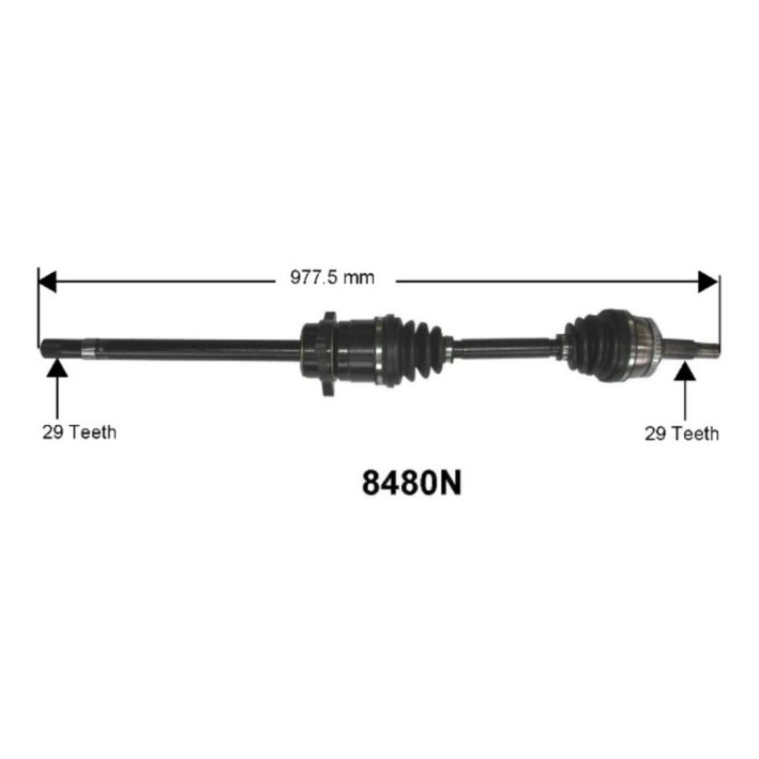 Autopart International Axle Assembly 100% NEW 1700203860