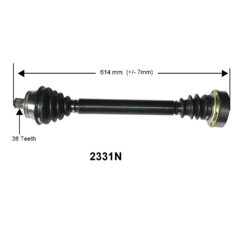 Autopart International Axle Assembly 100% NEW 1700204014
