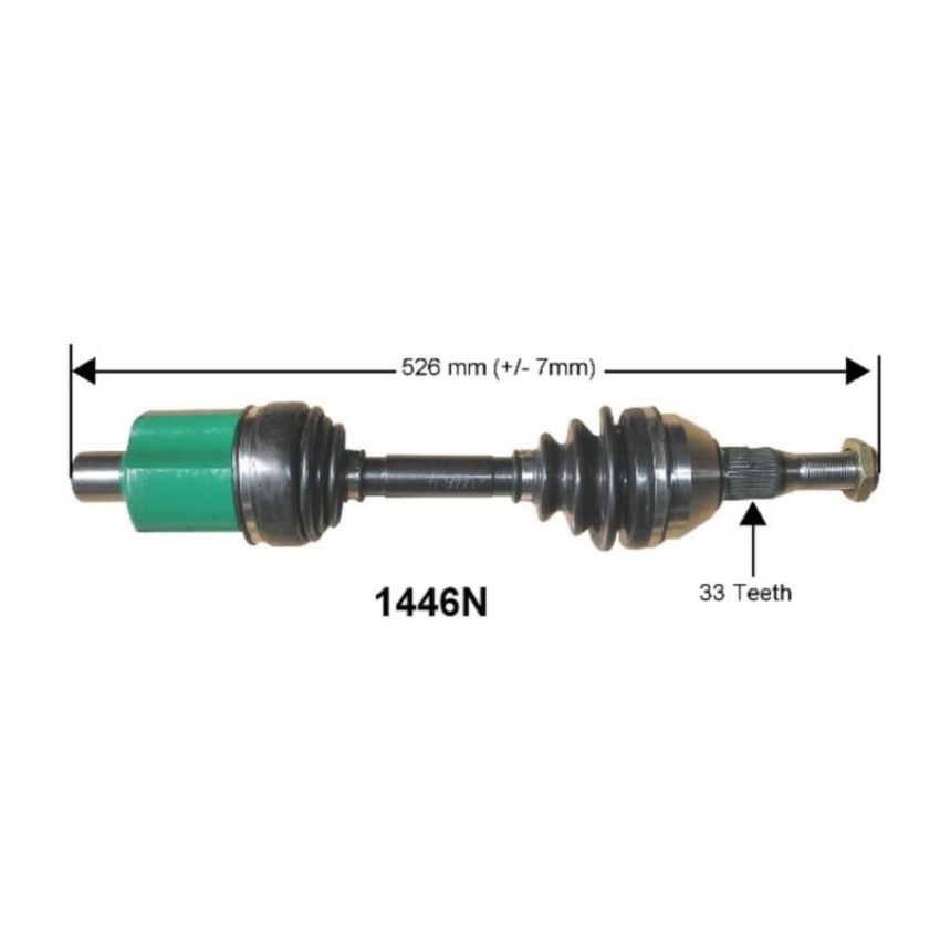 Autopart International Axle Assembly 100% NEW 1700206307
