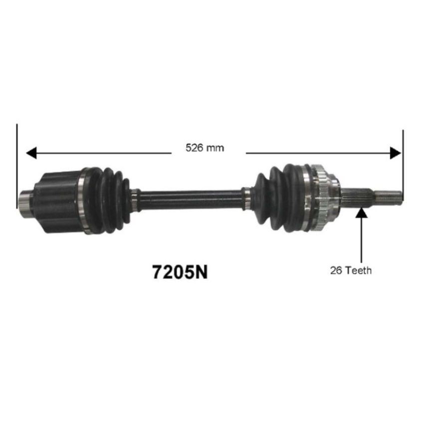 Autopart International Axle Assembly 100% NEW 1700206313