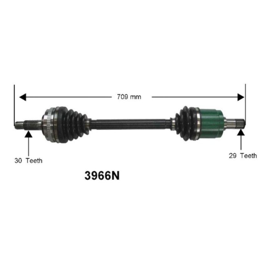 Autopart International Axle Assembly 100% NEW 1700206409