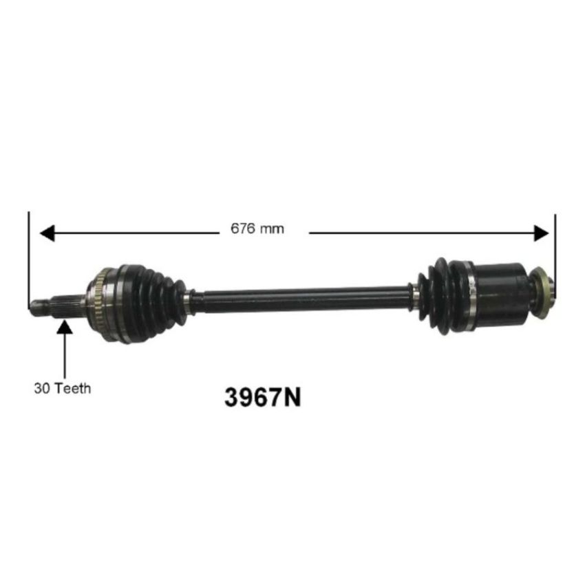 Autopart International Axle Assembly 100% NEW 1700206410