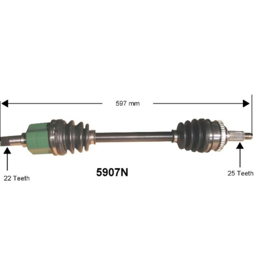 Autopart International Axle Assembly 100% NEW 1700206412