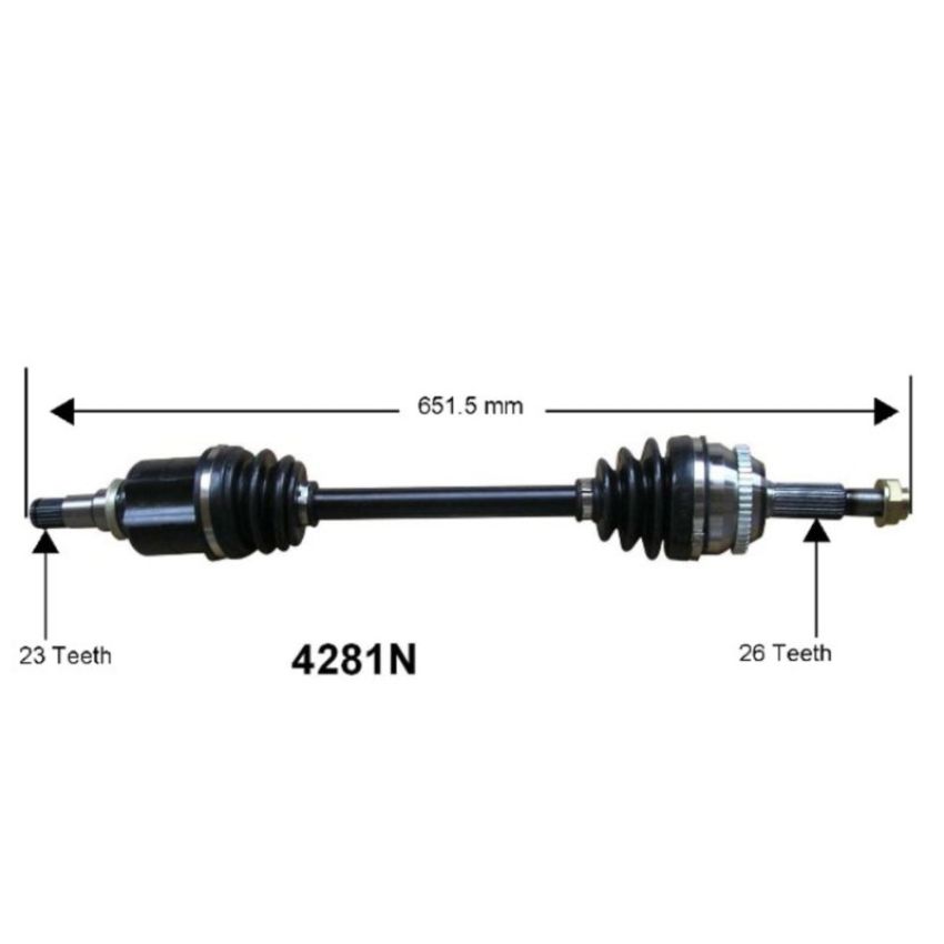 Autopart International Axle Assembly 100% NEW 1700230265