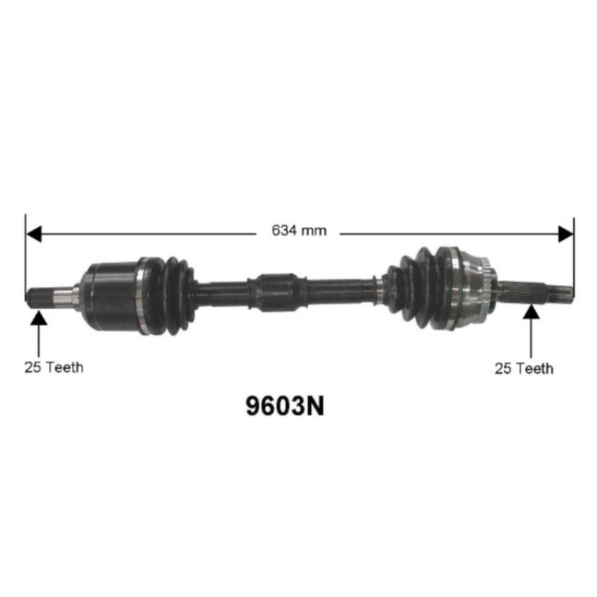 Autopart International Axle Assembly 100% NEW 1700232969