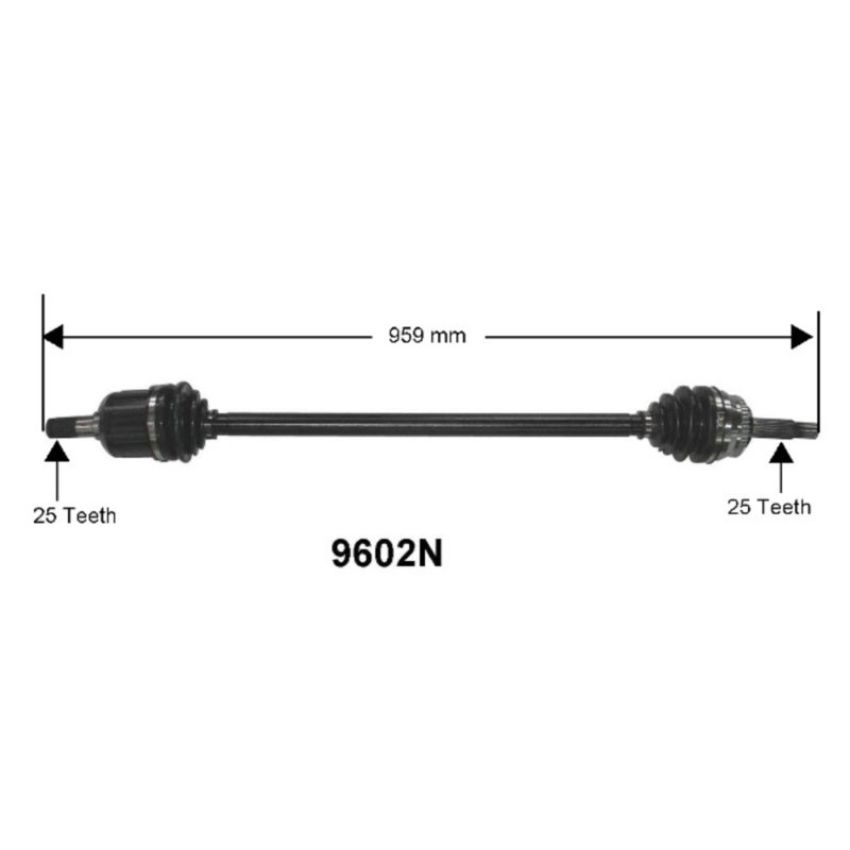 Autopart International Axle Assembly 100% NEW 1700232970