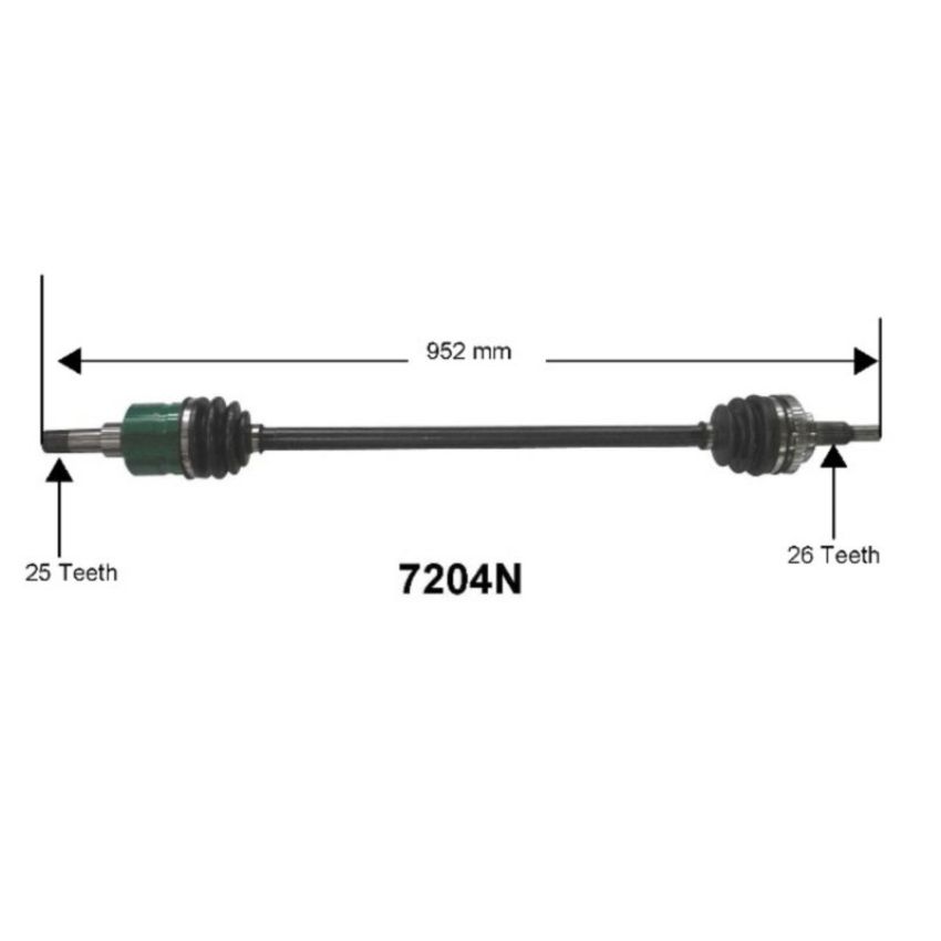 Autopart International Axle Assembly 100% NEW 1700234365