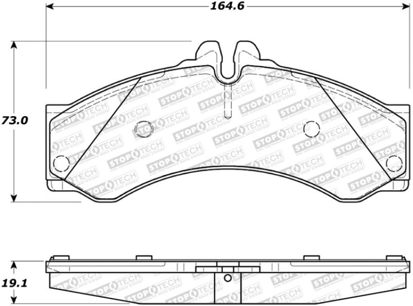 Stoptech 308.09490 Street Brake Pads