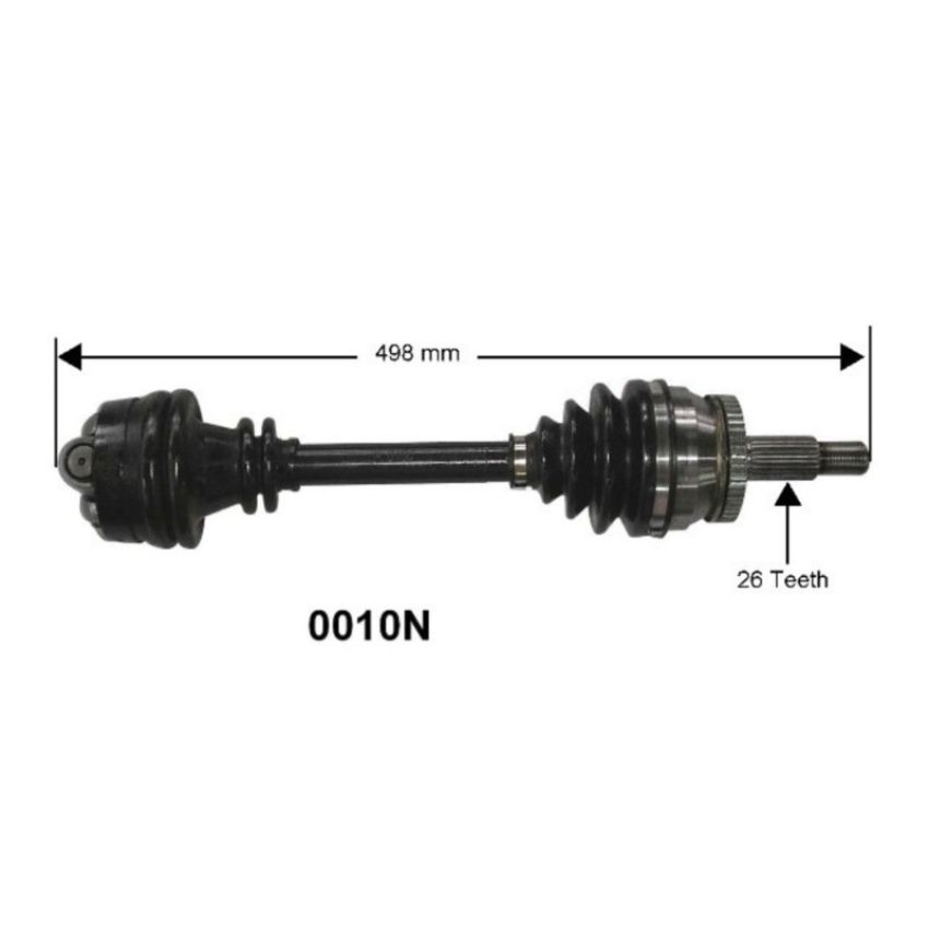 Autopart International Axle Assembly 100% NEW 170083478