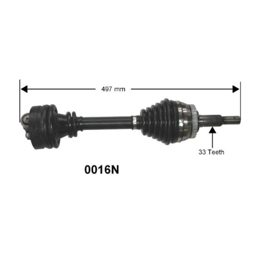 Autopart International Axle Assembly 100% NEW 170083479