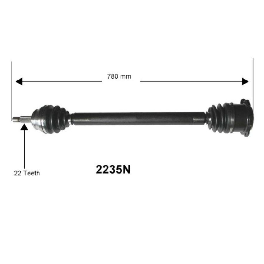 Autopart International Axle Assembly 100% NEW 170083486