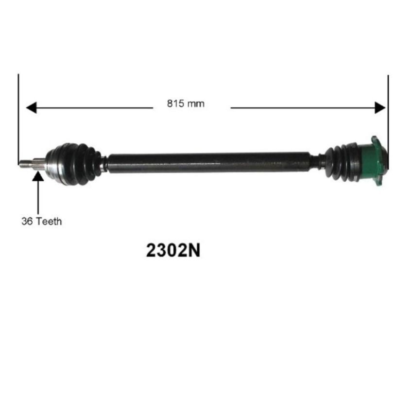 Autopart International Axle Assembly 100% NEW 170083491