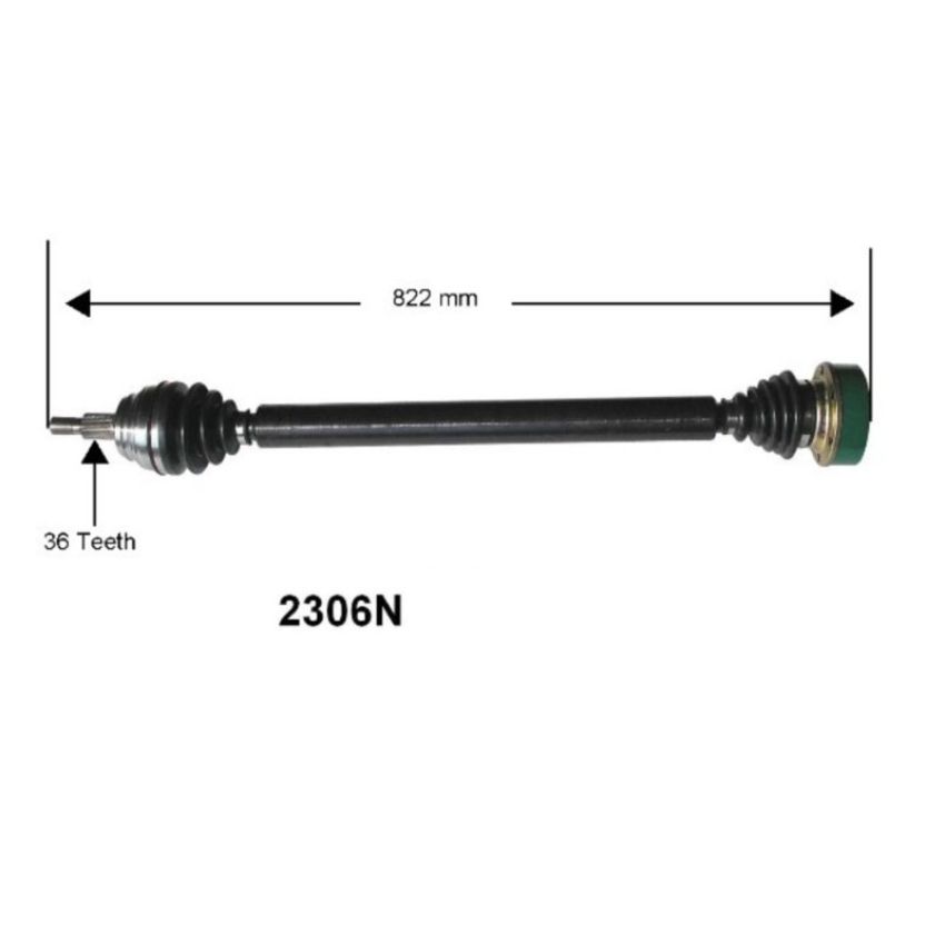 Autopart International Axle Assembly 100% NEW 170083493