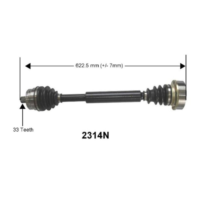 Autopart International Axle Assembly 100% NEW 170083567