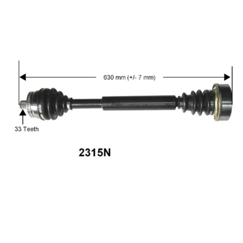 Autopart International Axle Assembly 100% NEW 170083568