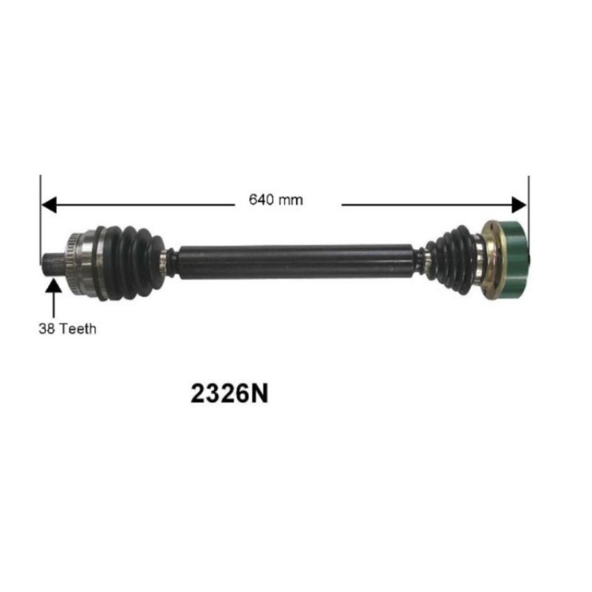 Autopart International Axle Assembly 100% NEW 170083638