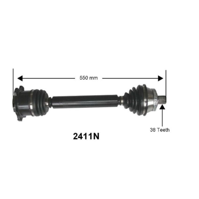 Autopart International Axle Assembly 100% NEW 170083665