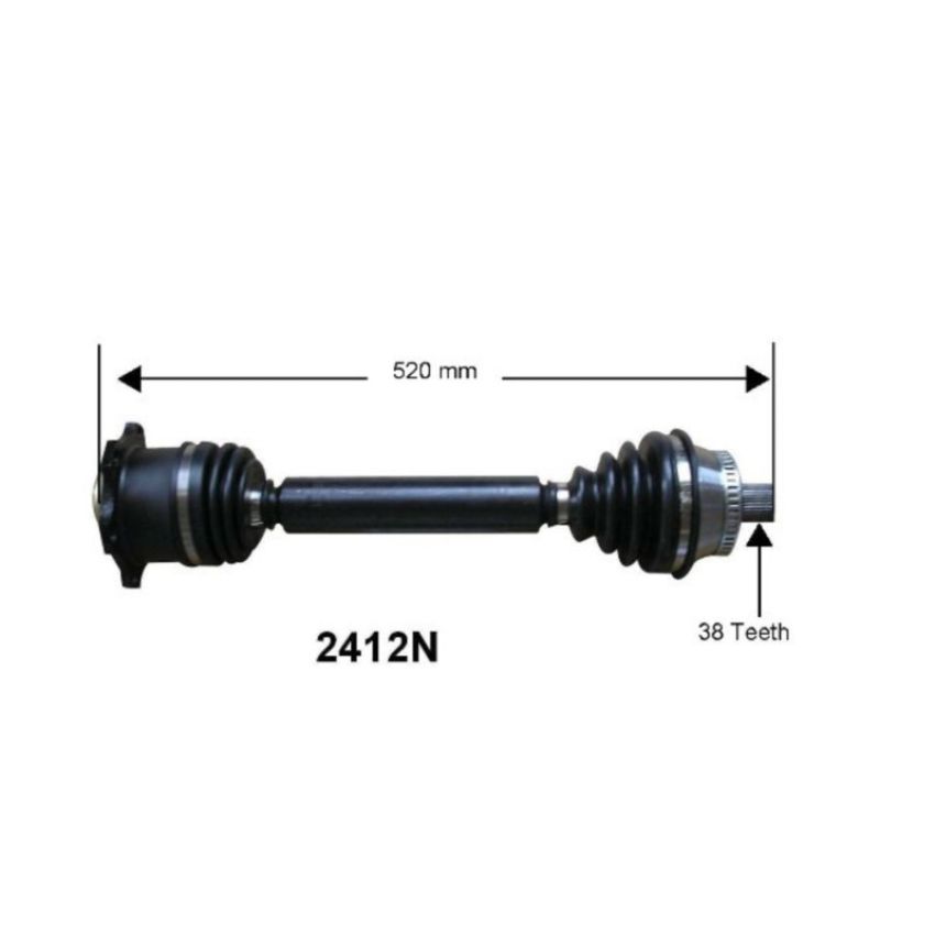 Autopart International Axle Assembly 100% NEW 170083668