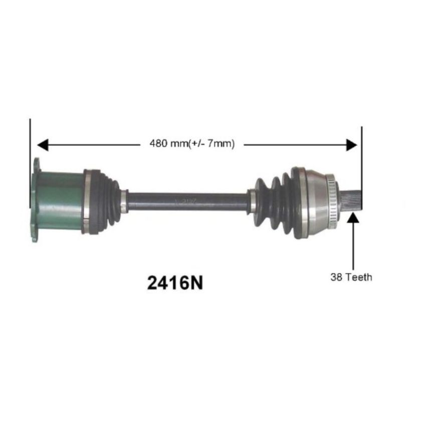 Autopart International Axle Assembly 100% NEW 170083671