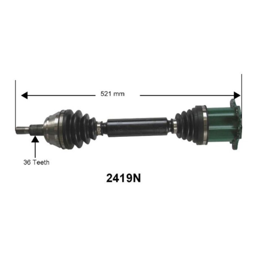 Autopart International Axle Assembly 100% NEW 170083680
