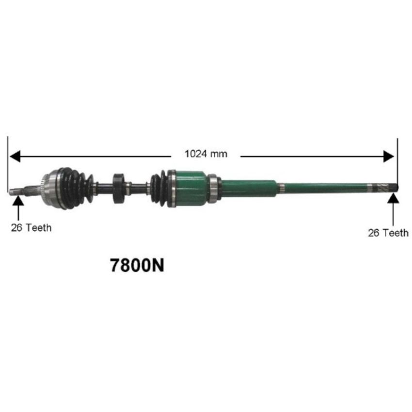 Autopart International Axle Assembly 100% NEW 170083704