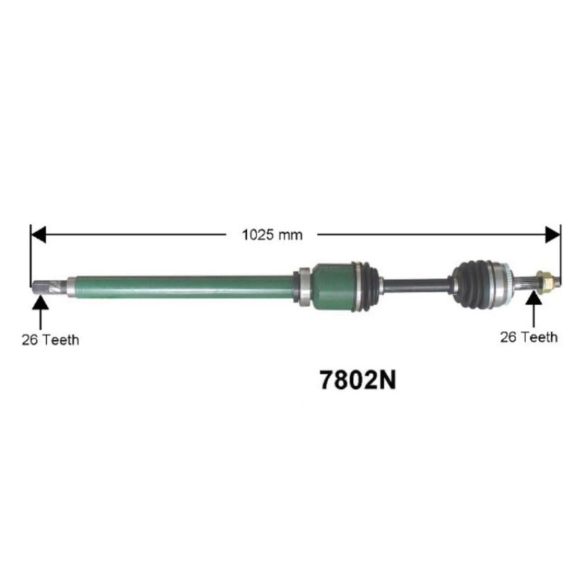 Autopart International Axle Assembly 100% NEW 170083715