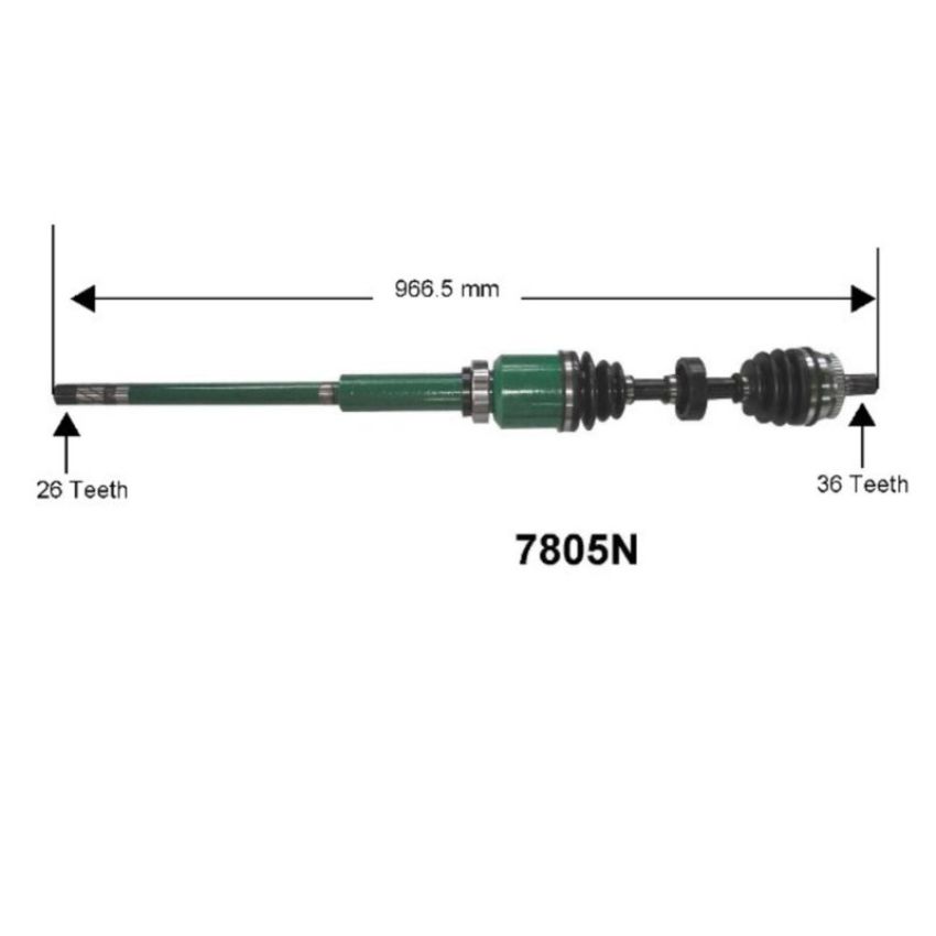 Autopart International Axle Assembly 100% NEW 170083719