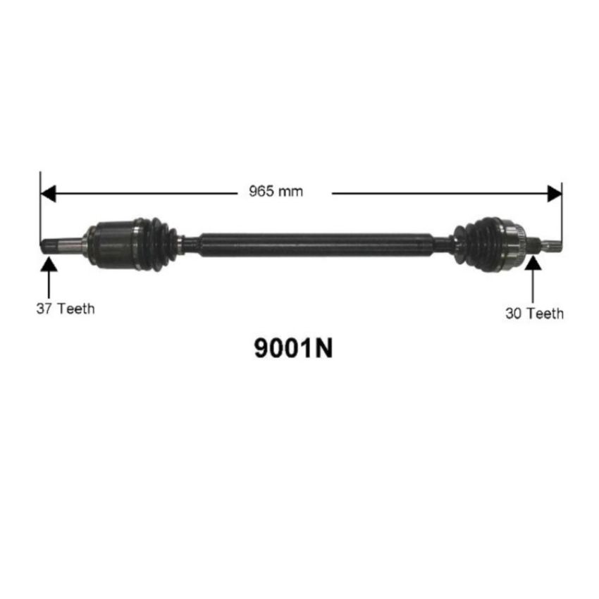 Autopart International Axle Assembly 100% NEW 170083722