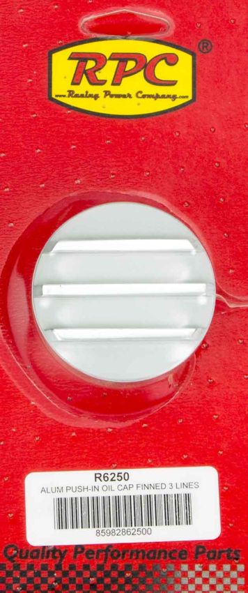 RACING POWER CO-PACKAGED RPCR6250 Alum Finned Oil Push In Polished