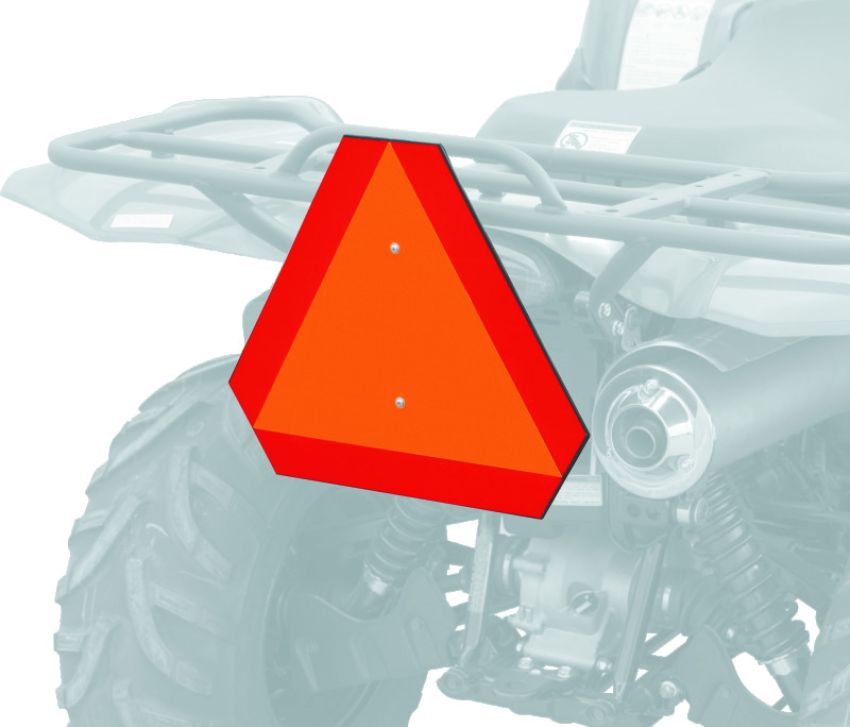 QuadBoss 211908 Quadoss ATV Safety Emblem - Orange