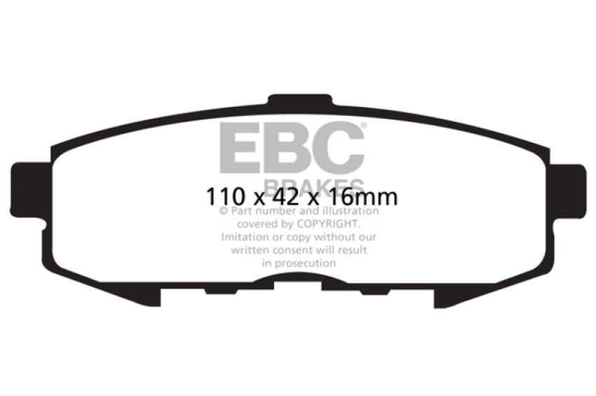 EBC Brakes UD1073 Ultimax OEM Replacement Brake Pads