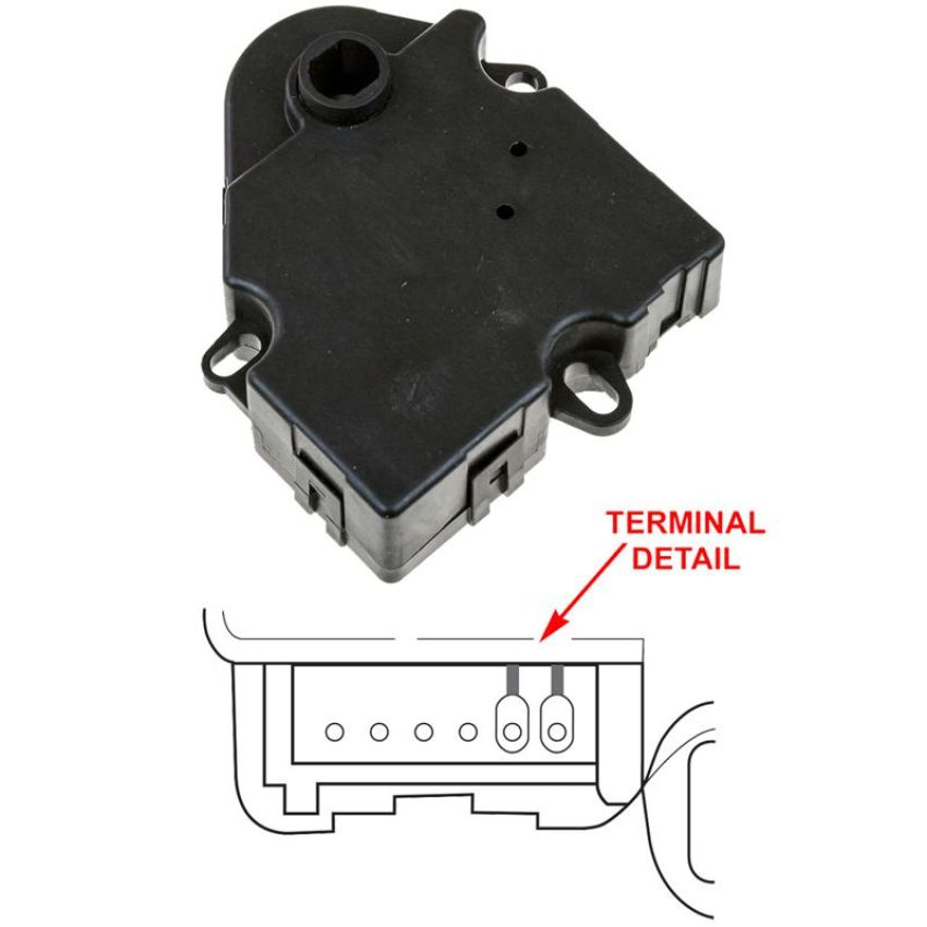 Global Parts Distributors LLC 1712064 gpd HVAC Actuator 1712064