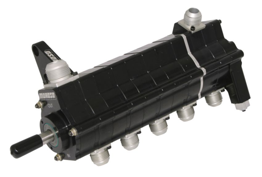 Moroso 22425 Black Series Dragster 5 Stage Dry Sump Oil Pump - Left Side - 1.100 Pressure