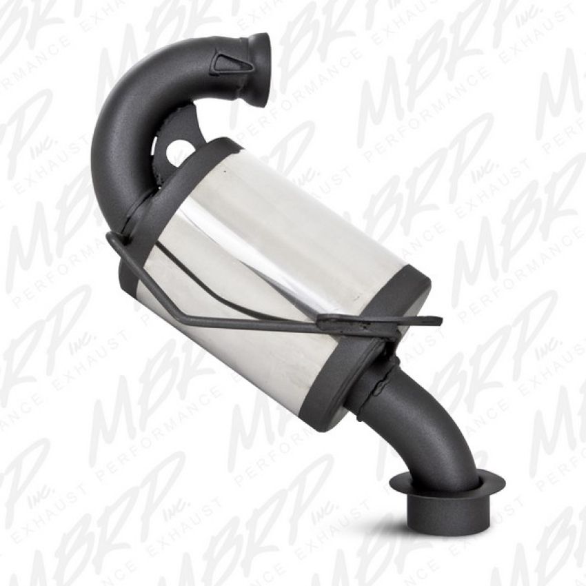 MBRP Exhaust 1725207 Trail Muffler; Bolt-on Design; Packed Muffler.