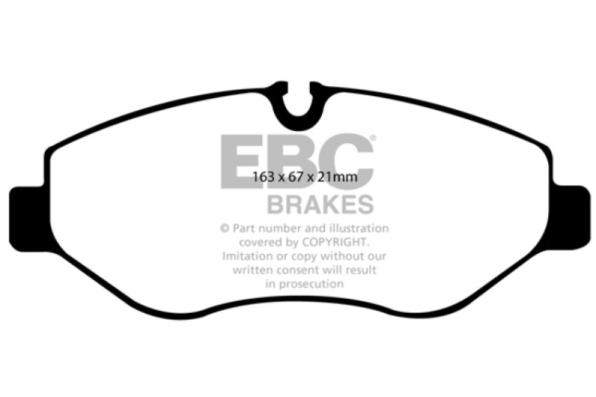 EBC Brakes DP61926 6000 Series Greenstuff Truck/SUV Brakes Disc Pads