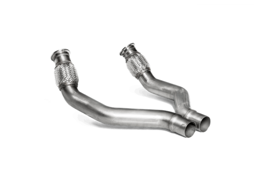 Akrapovic L-AU/SS/3 Link pipe set (SS) - for Akrapovic aftermarket exhaust system