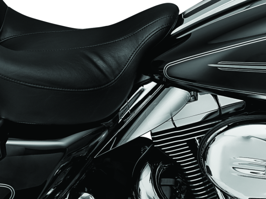 Kuryakyn 1316 Saddle Shields Heat Deflectors 09-Up Touring Smoke