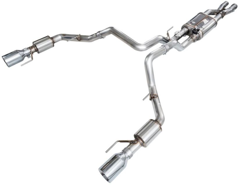 AWE Tuning 3025-32852 AWE Gen 3 Raptor R SwitchPath Exhaust  - Chrome Silver Tips