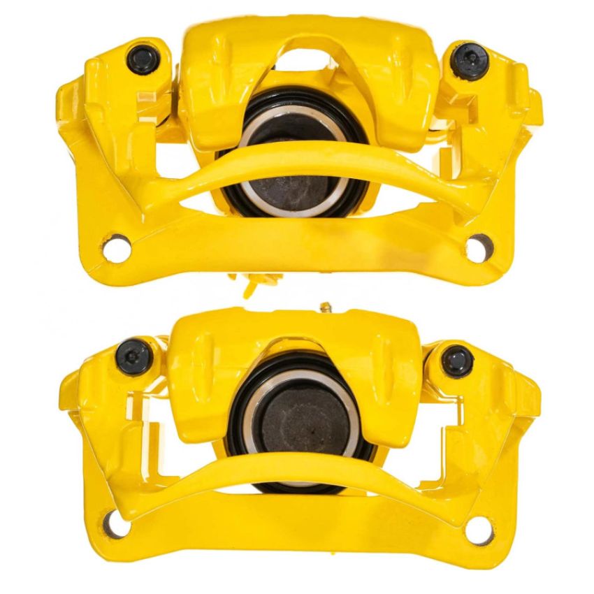 PowerStop S2736YLW Yellow Powder Coated Calipers