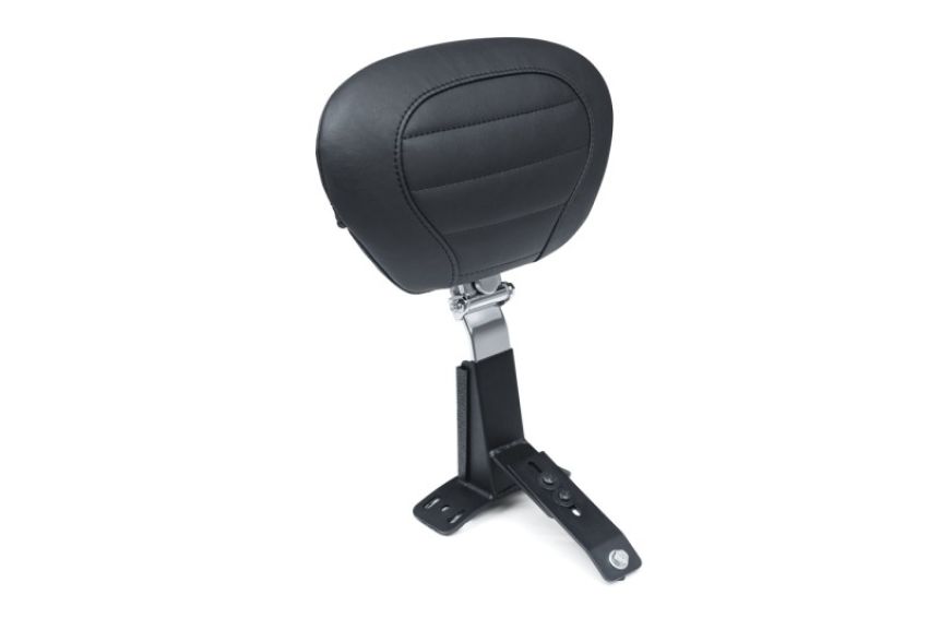 Mustang Motorcycle 79659 Mustang 97-07 Harley Electra Glide, Rd Glide Super Touring Deluxe Driver Backrest - Black
