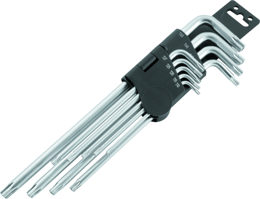 BikeMaster 151583 9-pc Ball End Long Wrench Set - Torx