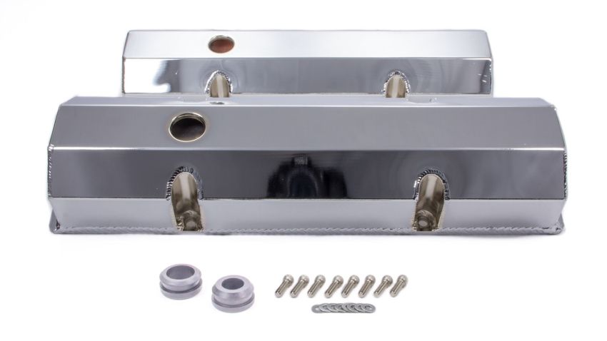 RACING POWER CO-PACKAGED RPCR6145C SBC Alum Fabricated Tall V/C Chrome