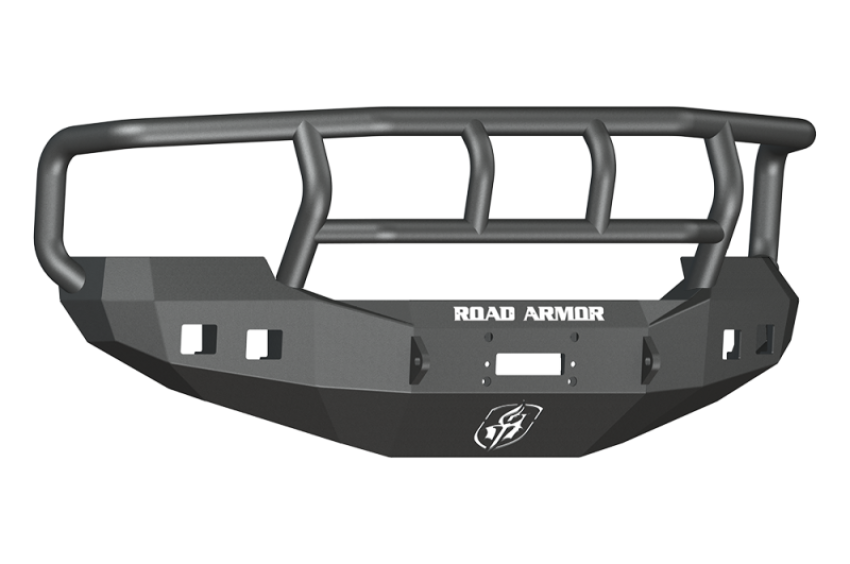 Road Armor 605R2B 05-07 Ford F-250 Stealth Front Winch Bumper w/Titan II Guard Wide Flare - Tex Blk