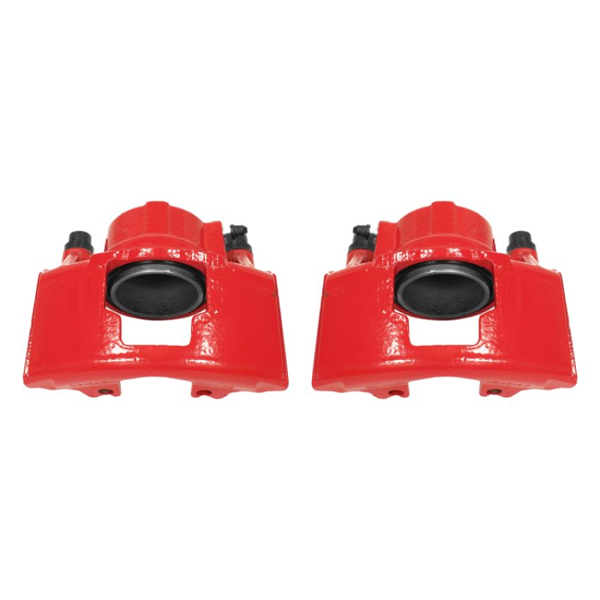 PowerStop S4297 Red Powder Coated Calipers